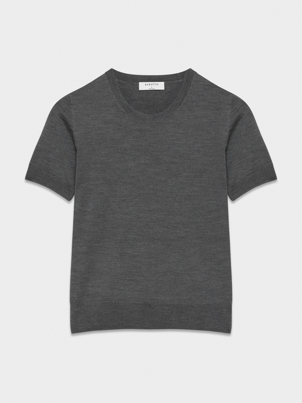 Babaton ‘Statute’ Merino Wool Short-Sleeve Sweater - Womens XL